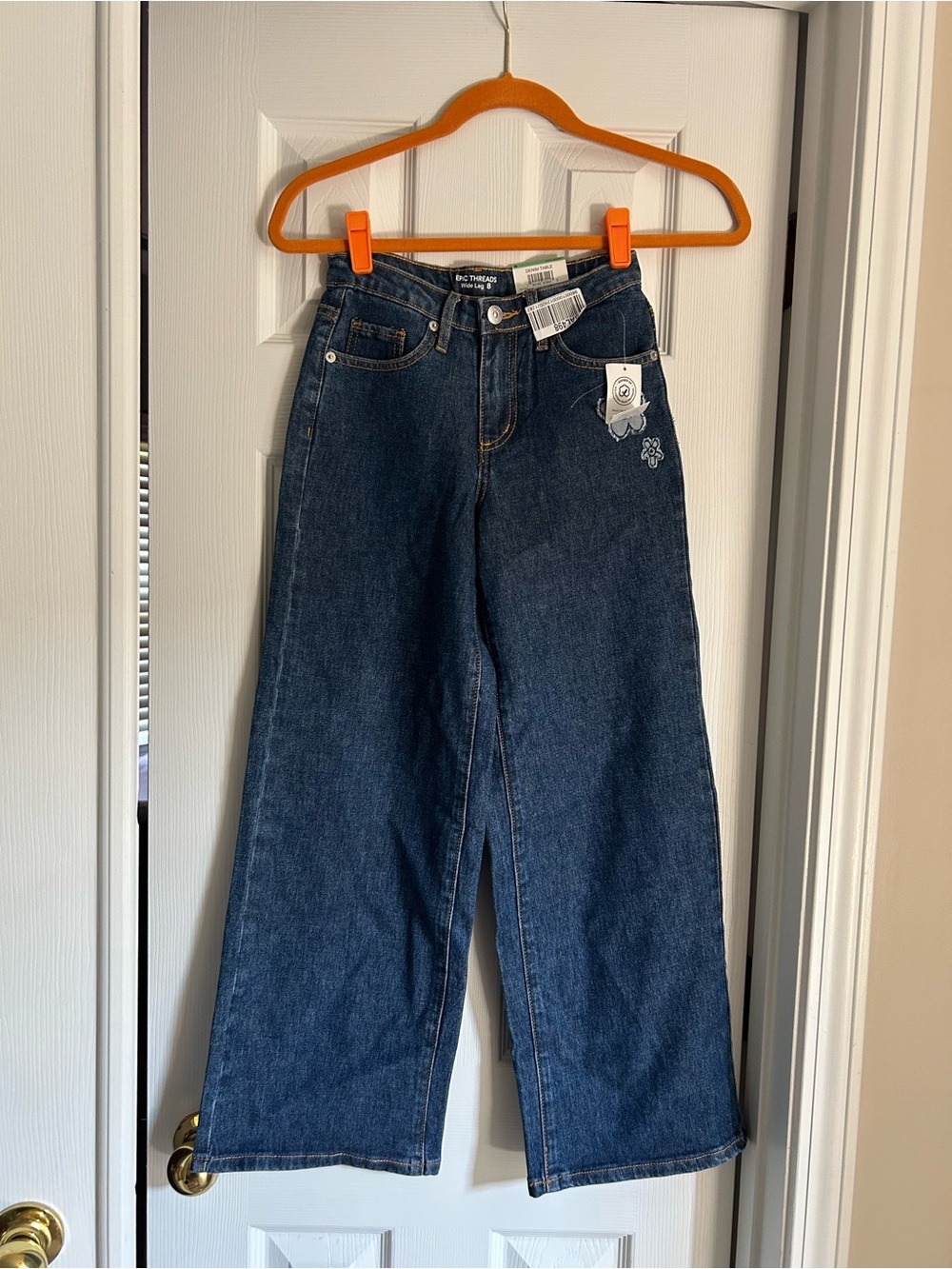 Epic Threads Size 8 Wide Leg Jeans NWT